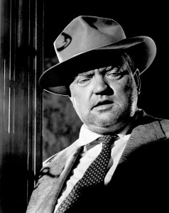 Orson Welles as Quinlan